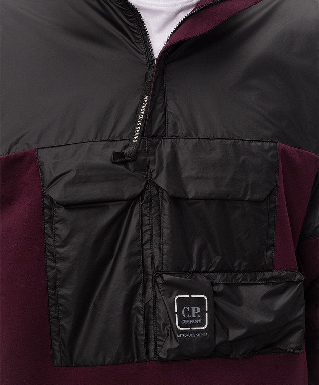 C.P. Company Metropolis Бордовый анорак LSS035A006452M изображение 5