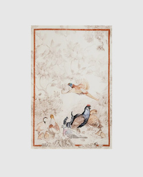 TESSITURA TOSCANA TELERIE Белое кухонное полотенце Norma Cedrone из льна NC190032020067