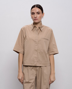 Peserico Бежева сорочка A0685001979