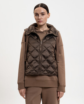 Max Mara Коричневый пуховой жилет REGIC TREGIC