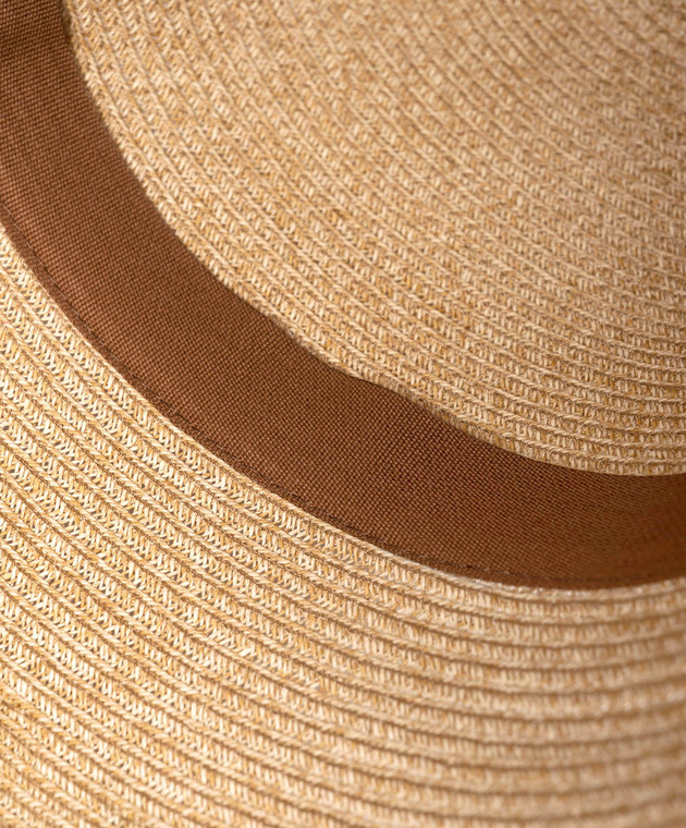 Toteme Бежевая шляпа-клош 253WSH0044FB0252 изображение 4