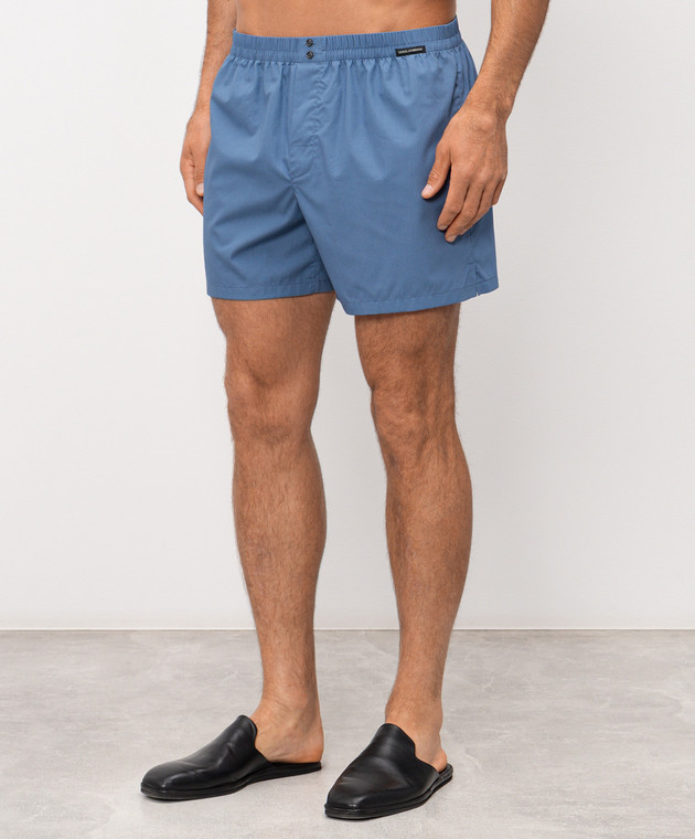 Dolce&Gabbana Сині труси-боксери вільного крою M3A12TON0ED зображення 2