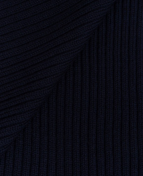 Cashmere&Whiskey Синий шарф из шерсти мериноса 140