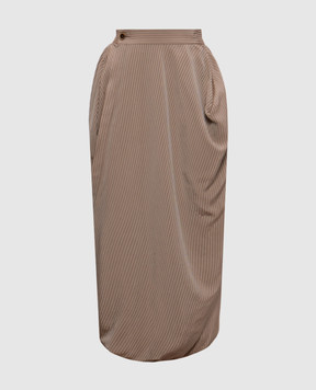 UMA WANG Бежева спідниця Gink UW2026