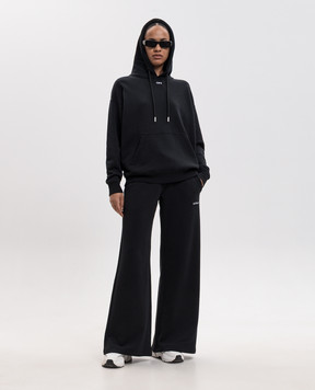 Off-White Чорне худі Scribble Narciso 2FE00722T