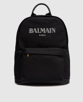 Balmain Дитячий чорний рюкзак з логотипом BY0Q88Z0042