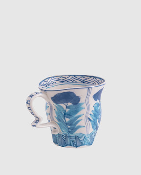 SELETTI Порцелянова асиметрична чашка Classics on acid SAKE FLOWER 11257