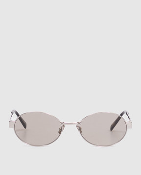 Saint Laurent Серебряные солнцезащитные очки 692 A003HZY9969