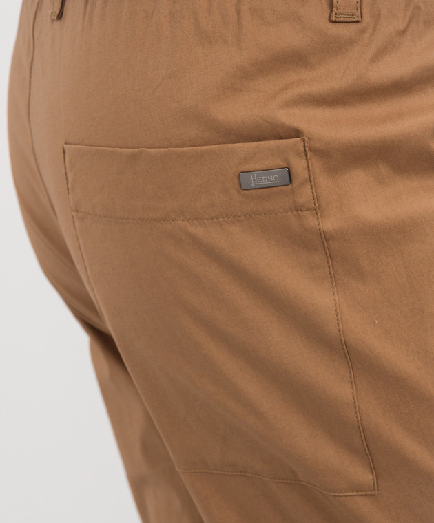 Herno Коричневые брюки PT000166U13164Z изображение 5