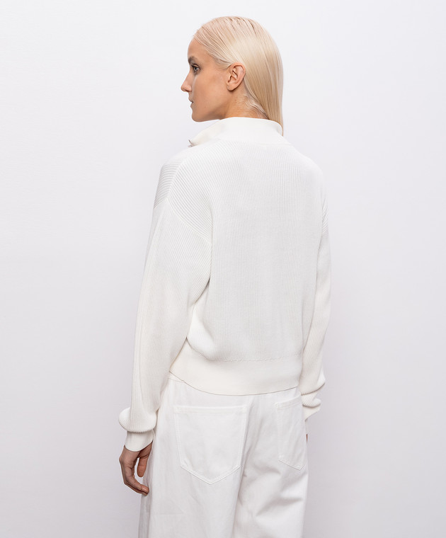 Brunello Cucinelli Білий кардиган M19194706P зображення 4