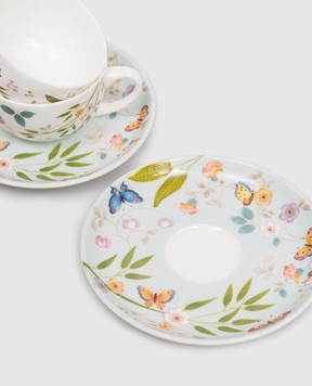 Geminiano Cozzi 1765 Фарфоровый набор Incanto di Primavera для кофе 4 шт. в подарочной коробке LGCFL069065LGCFL059064
