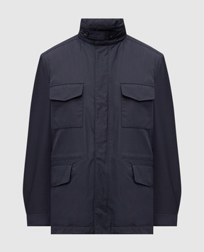 Loro Piana Синя куртка Traveller FAP2835