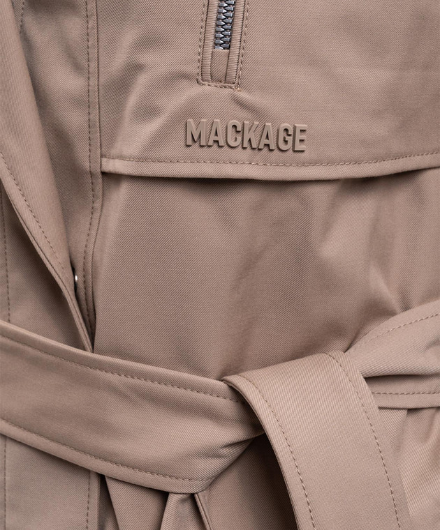 Mackage Бежевий пуховий тренч SIOBHAN SIOBHAN зображення 5