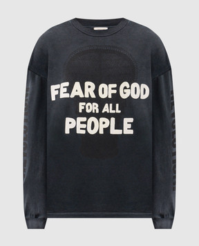 Fear of God Черный лонгслив Future FG25FW1010403HWJ