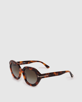 Tom Ford Коричневые солнцезащитные очки MERYL FT1341