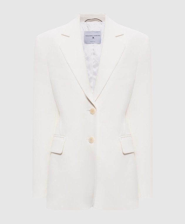 Ermanno Scervino Жакет кольору айворі D496I315ILM