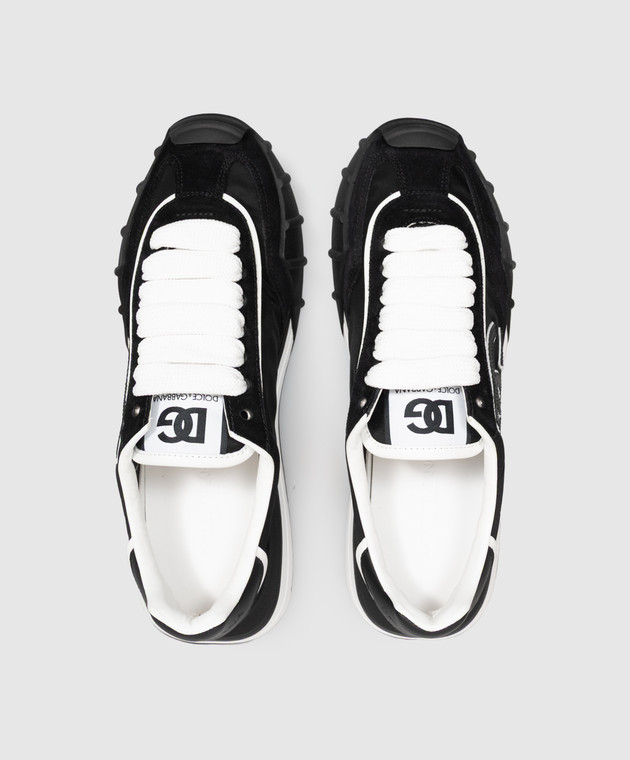 Dolce&Gabbana Чорні комбіновані кросівки DG Athletic CS2384A0864 зображення 4