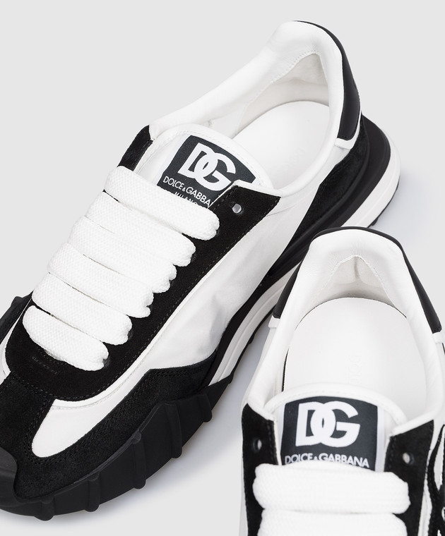 Dolce&Gabbana Комбинированные кроссовки Athletic с нашивкой монограммы логотипа DG CS2384A0136 изображение 5