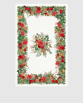 TESSITURA TOSCANA TELERIE Скатертина GARLAND GLEE з льону NT240120020067