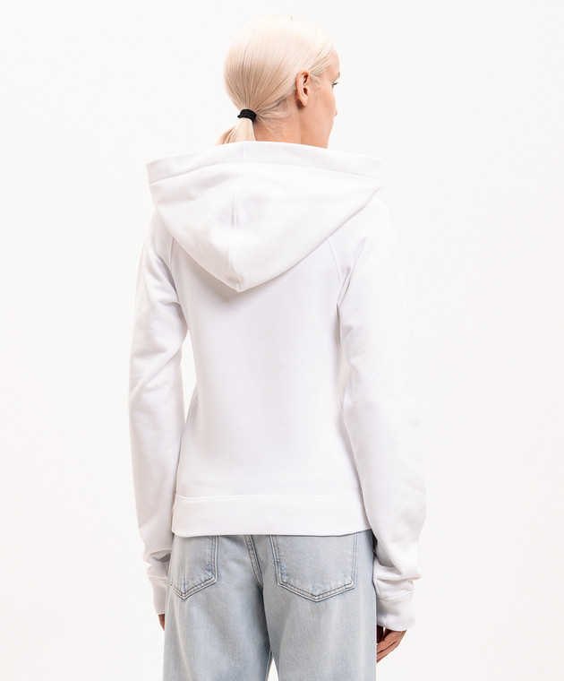 Off-White Белые худи Allover Frame 29E00296T изображение 4