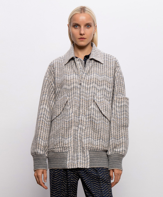 Missoni Серая куртка с кашемиром DS26WC06BC006H изображение 3