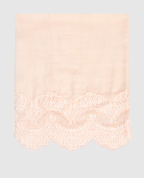 Ermanno Scervino Рожевий шарф з кашеміру D485R302APQBV