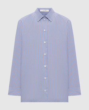 The Row Голубая рубашка Sisilia в полоску 5652W4448