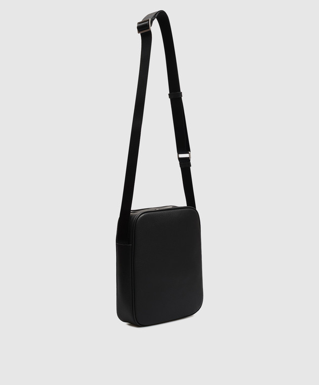 Trussardi Черная кожаная сумка Z590E006427NMBC03L33 изображение 3