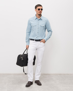 Tom Ford Голубая джинсовая рубашка HDS001FMC315