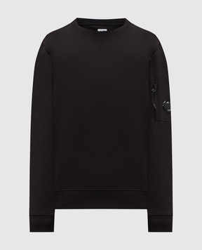 C.P. Company Черный свитшот с патчем логотипа MSS713A005086W