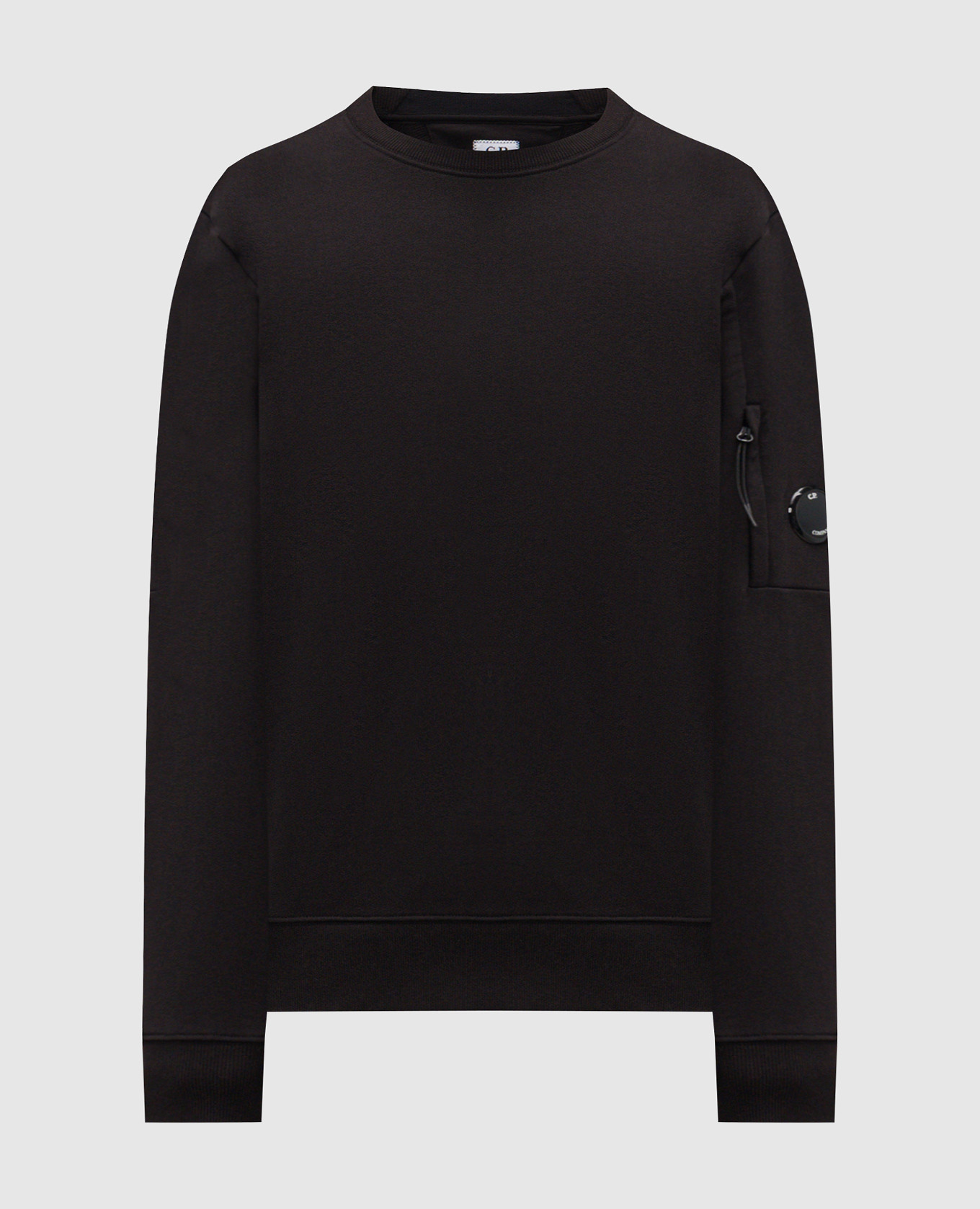 

Черный свитшот с патчем логотипа, Свитшоты