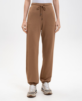 Max Mara Коричневі джогери LEVICO з монограмою LEVICO