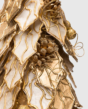 Lamart Декоративна золотиста ялинка з шишками 25060