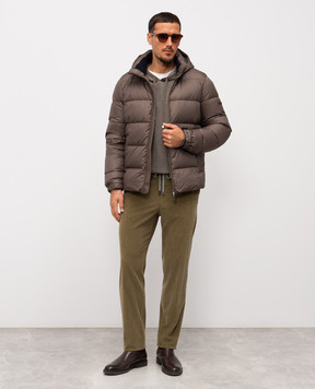 Peserico Вельветовые брюки цвета хаки R54795T2307961