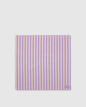 New Edition Набір фіолетових сервірувальних серветок Stripes з логотипом 51067037
