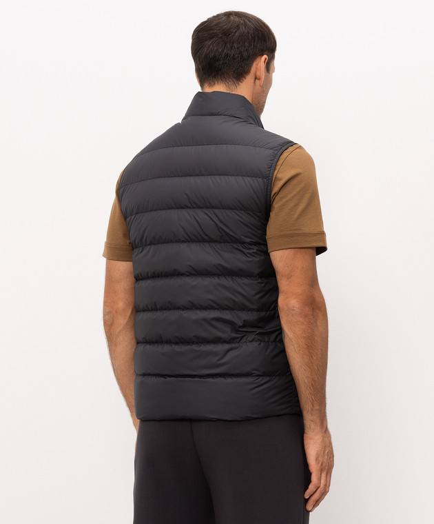 Moncler Черный пуховой жилет Treompan L20911A00119549SK изображение 4