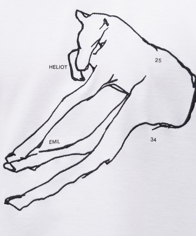 Heliot Emil Біла футболка COLT M09169 зображення 5