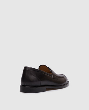 Kiton Чорні лофери USSA508N00100