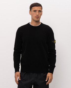 Stone Island Чорний джемпер з вовни L2S155100021S00B4
