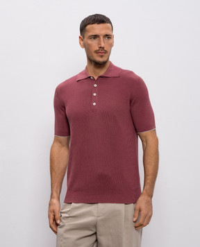 Brunello Cucinelli Рожеве поло M29400025