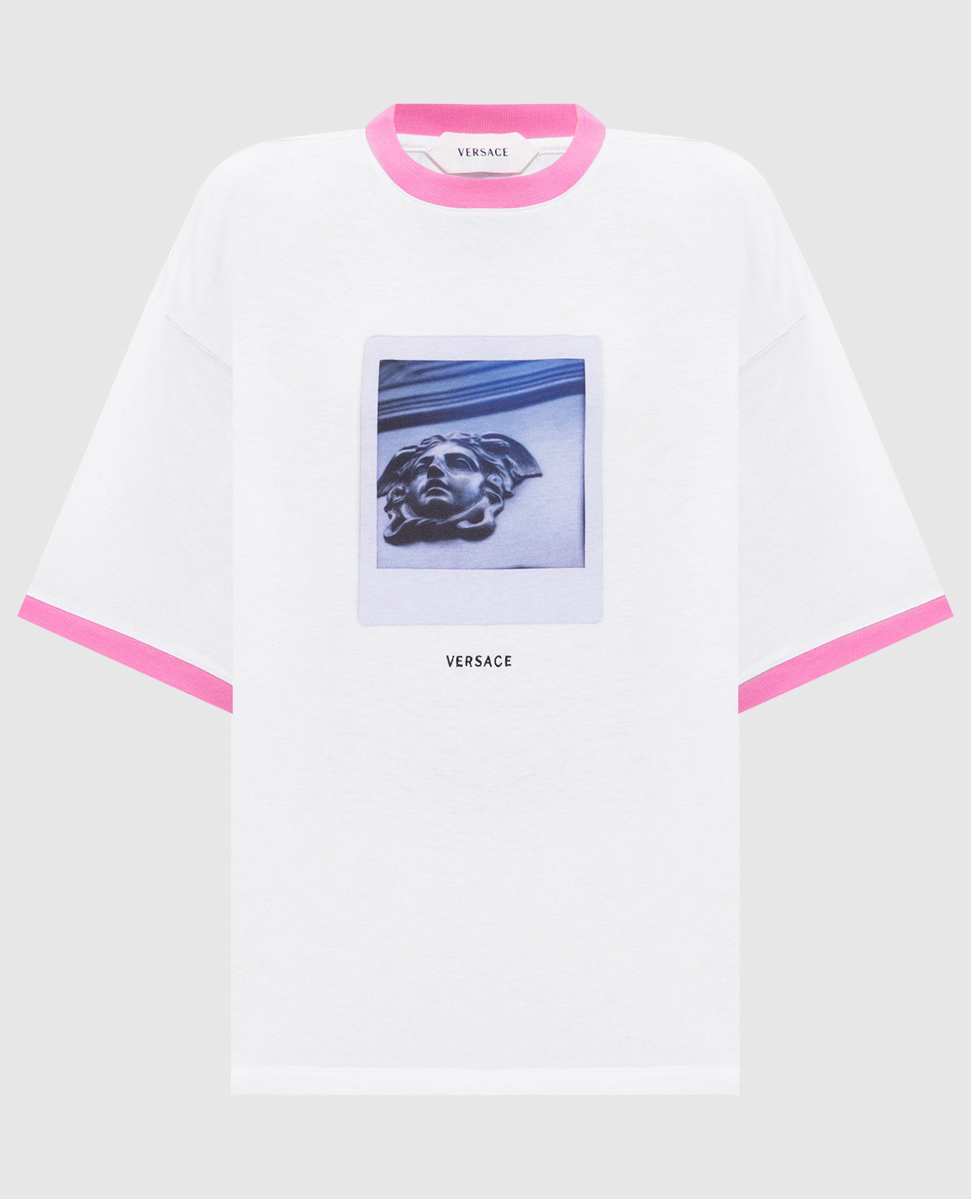 Белая футболка Polaroid Medusa