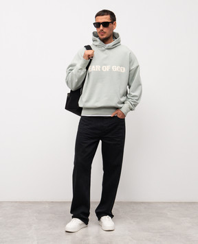 Fear of God Блакитне худі Heaven з вінтажним ефектом FG25FW1212115BHF