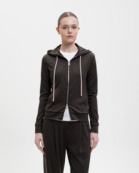 Marco Pescarolo Коричневая спортивная куртка Miked из шерсти MIKEDD53Y19