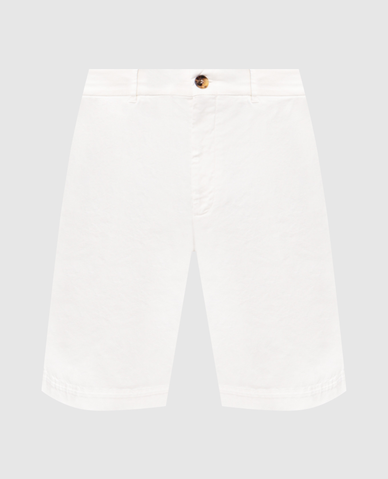 Шорты из хлопка цвета айвори