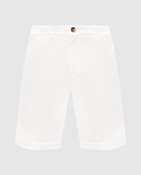 Brunello Cucinelli Шорти з бавовни кольору айворі M289LU0010