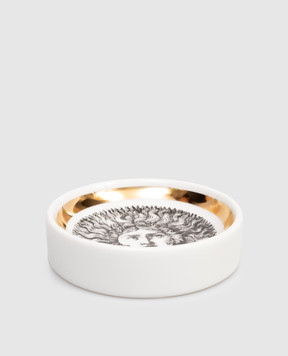 Fornasetti Белая фарфоровая подставка для мелочей P23Z461