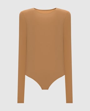 Maison Margiela MM6 Коричневе боді S62NA0085S20518