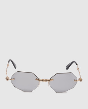 Kuboraum Золотисті складні сонцезахисні окуляри H44 KRSH44PG0000002F