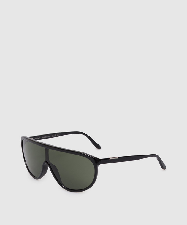 Toteme Черные солнцезащитные очки Shield Aviator 263WAE0011EC0001 изображение 3
