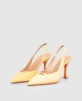 Santoni Жовті замшеві слінгбеки WDBH72106HA2NHZW